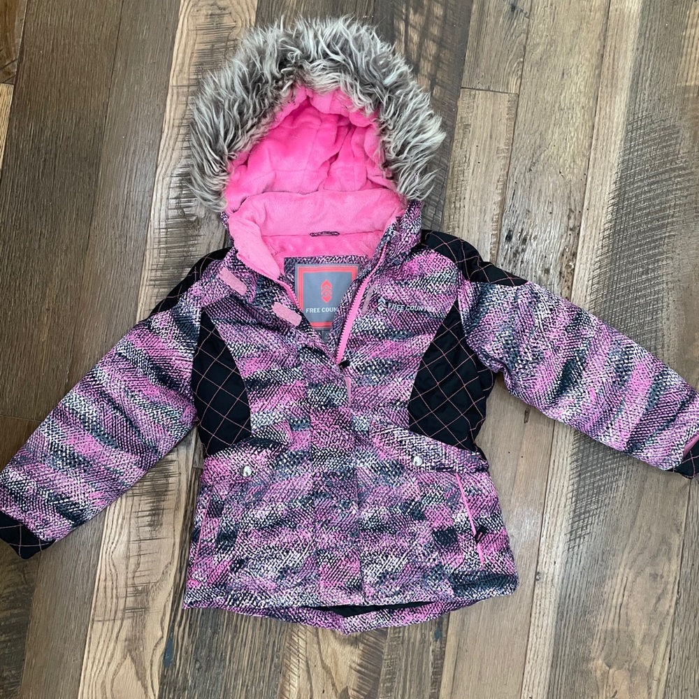 Free Country Winter Coat girl 5-6